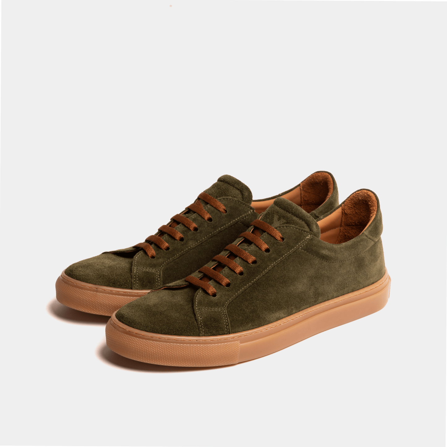 ANCOATS // KHAKI SUEDE-MEN'S SNEAKER | LANX Proper Men's Shoes