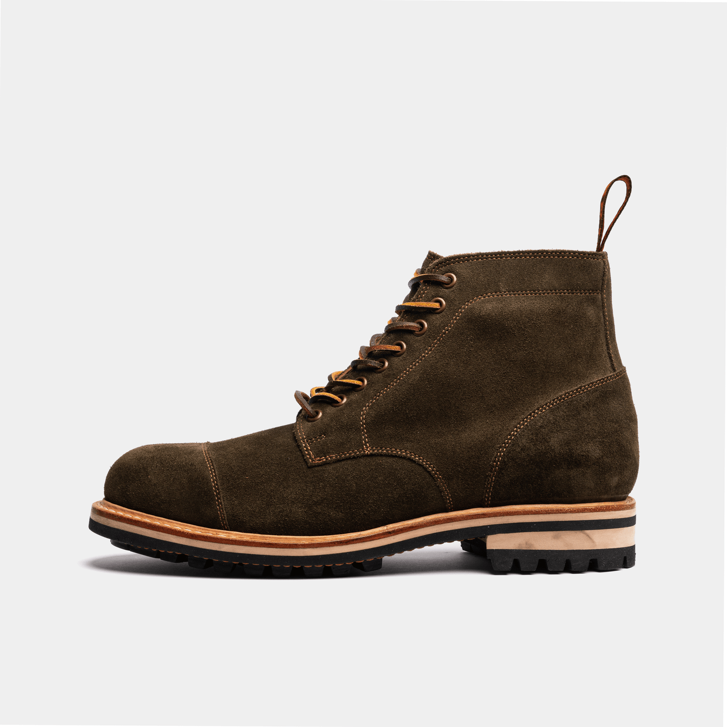 BAMBER // KHAKI SUEDE-MEN'S SHOE | LANX Proper Men's Shoes