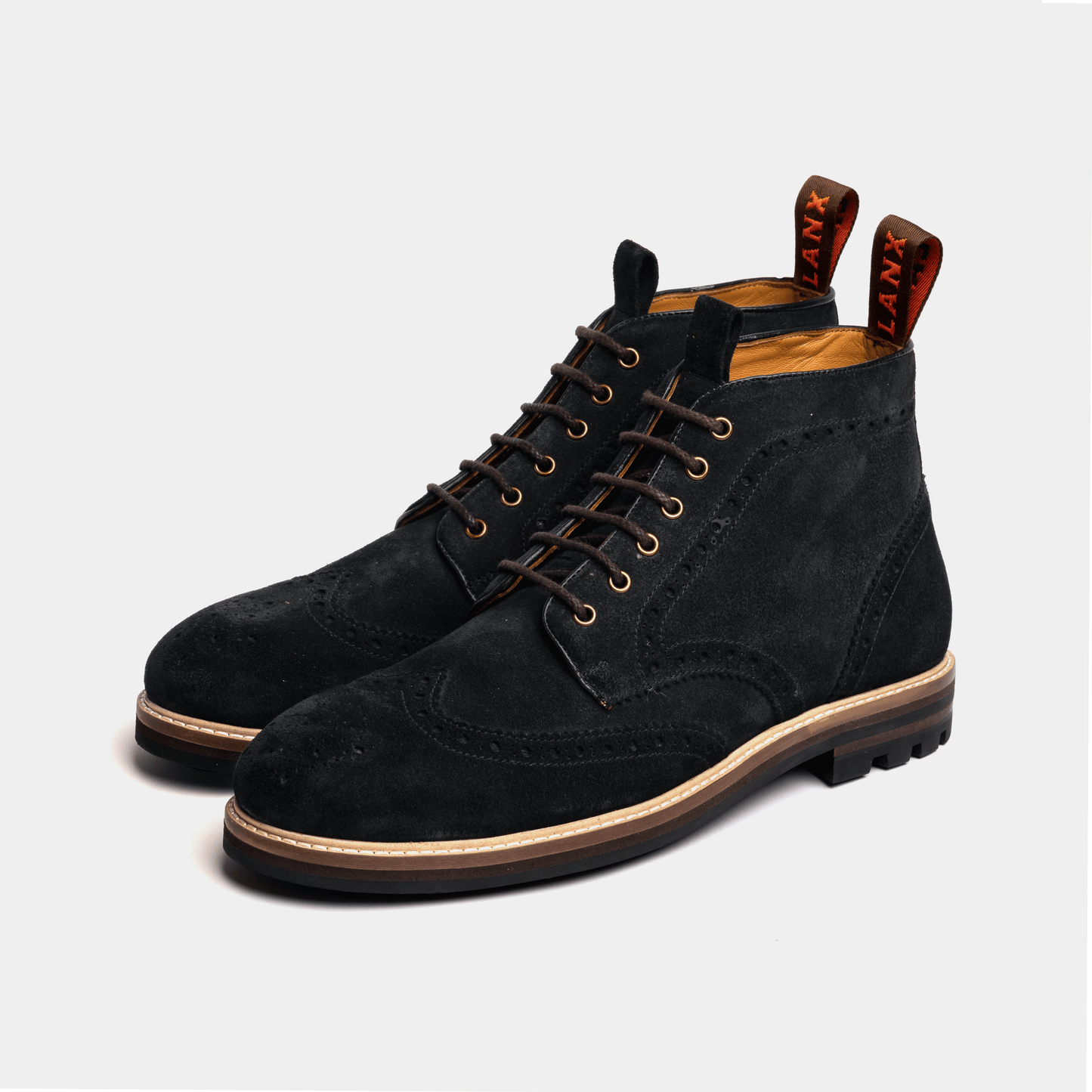 BAYLEY // ANTHRACITE SUEDE-MEN'S SHOE | LANX Proper Men's Shoes