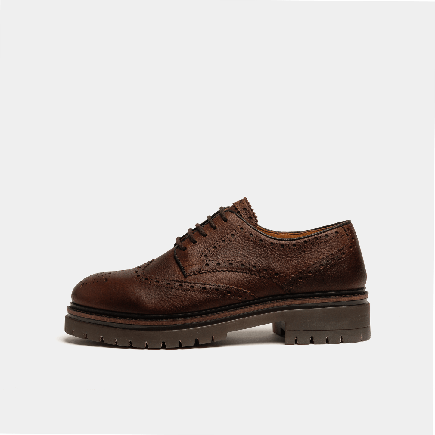 CALDER / CHESTNUT GRAINED-Womens Footwear | LANX Proper Men's Shoes