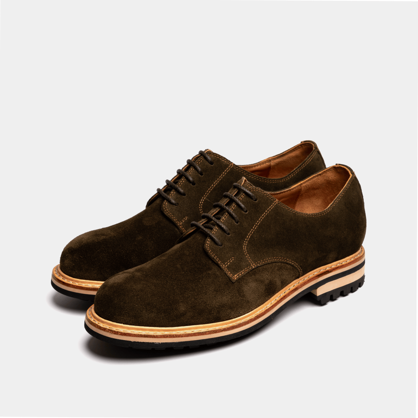 FENCE // KHAKI SUEDE-MEN'S SHOE | LANX Proper Men's Shoes