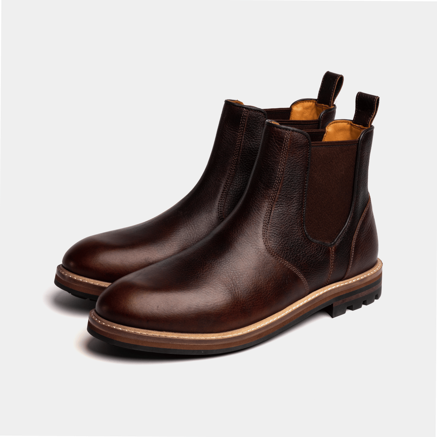 HOGHTON // CHESTNUT GRAINED-MEN'S SHOE | LANX Proper Men's Shoes