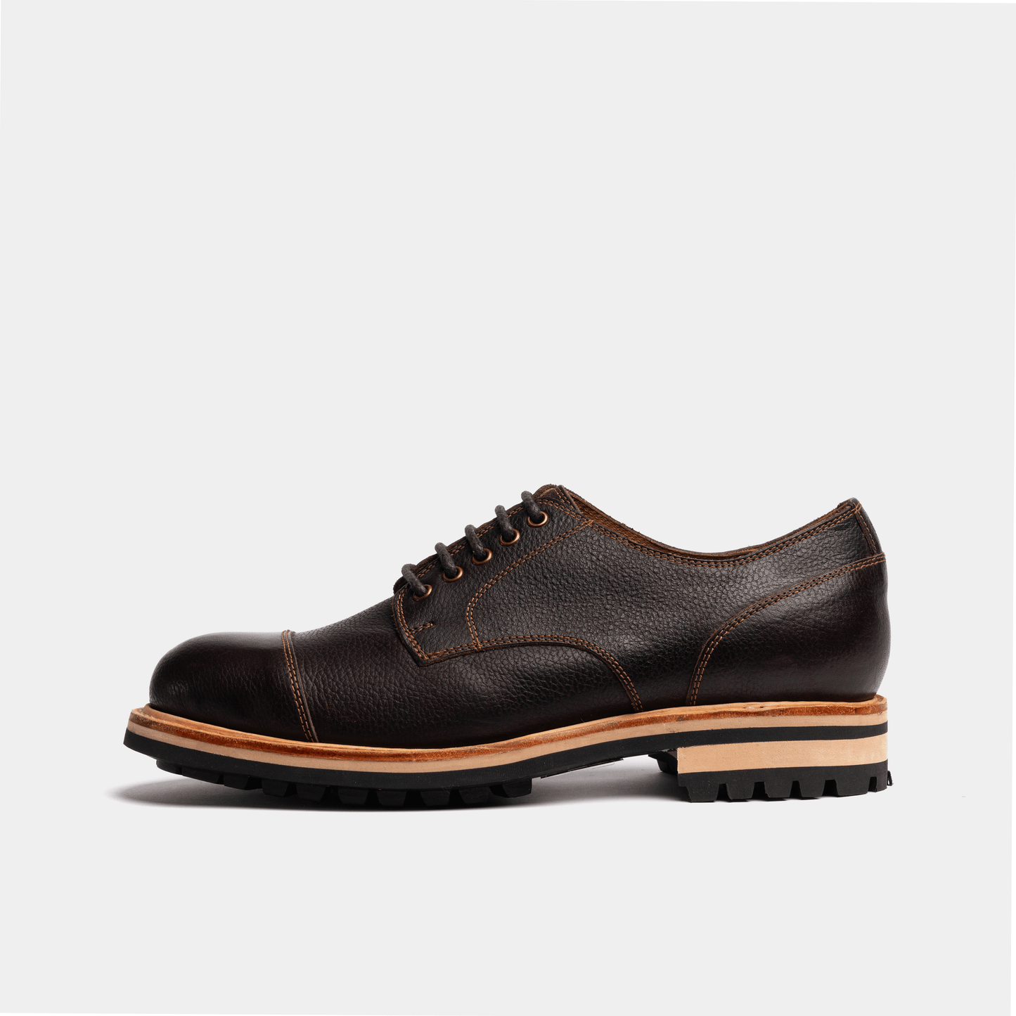 HOWGILL // PLUM GRAINED-MEN'S SHOE | LANX Proper Men's Shoes