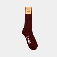 DRESS SOCK / BURGUNDY-Socks | LANX Proper Men's Shoes