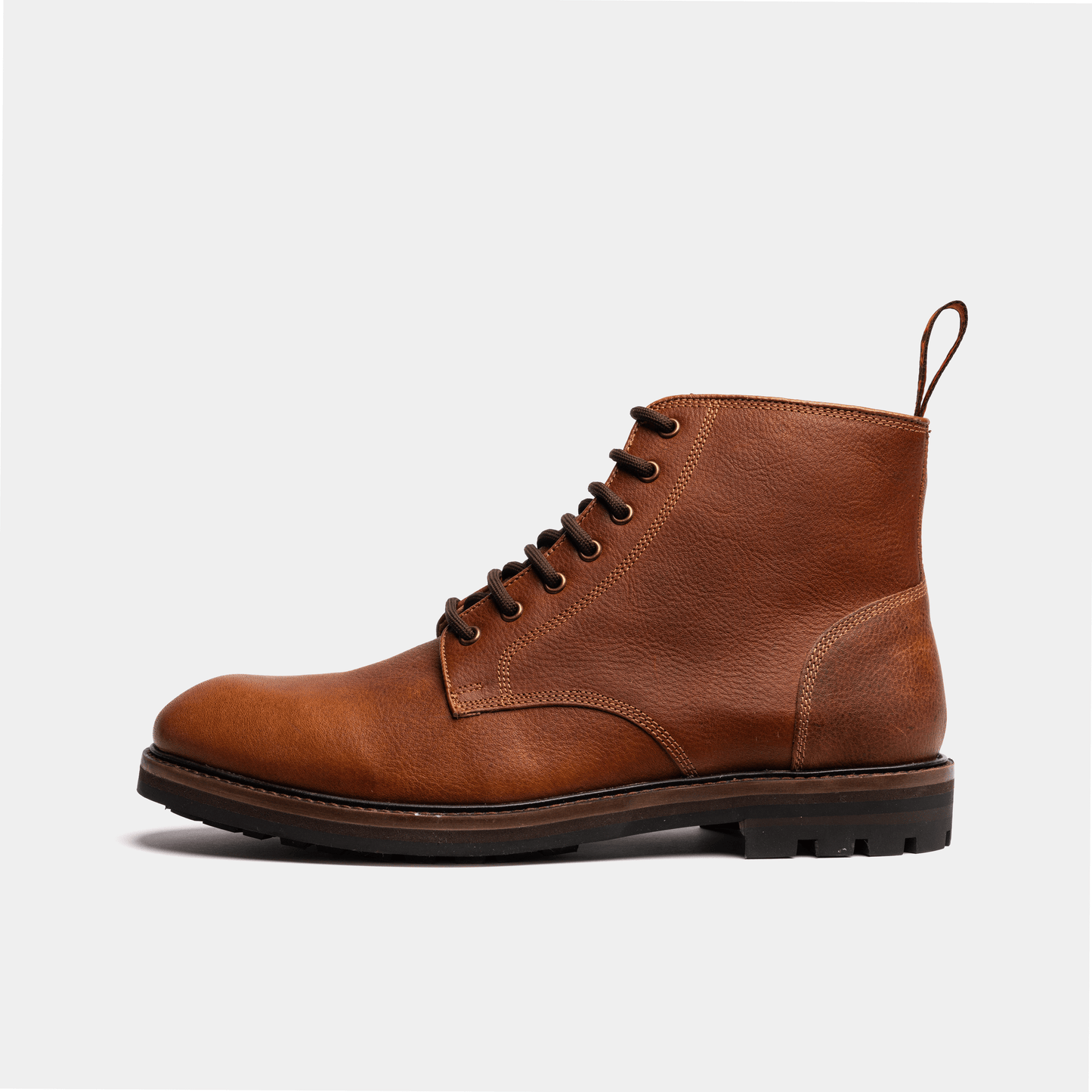 SETTLE // CARAMEL GRAINED-MEN'S SHOE | LANX Proper Men's Shoes