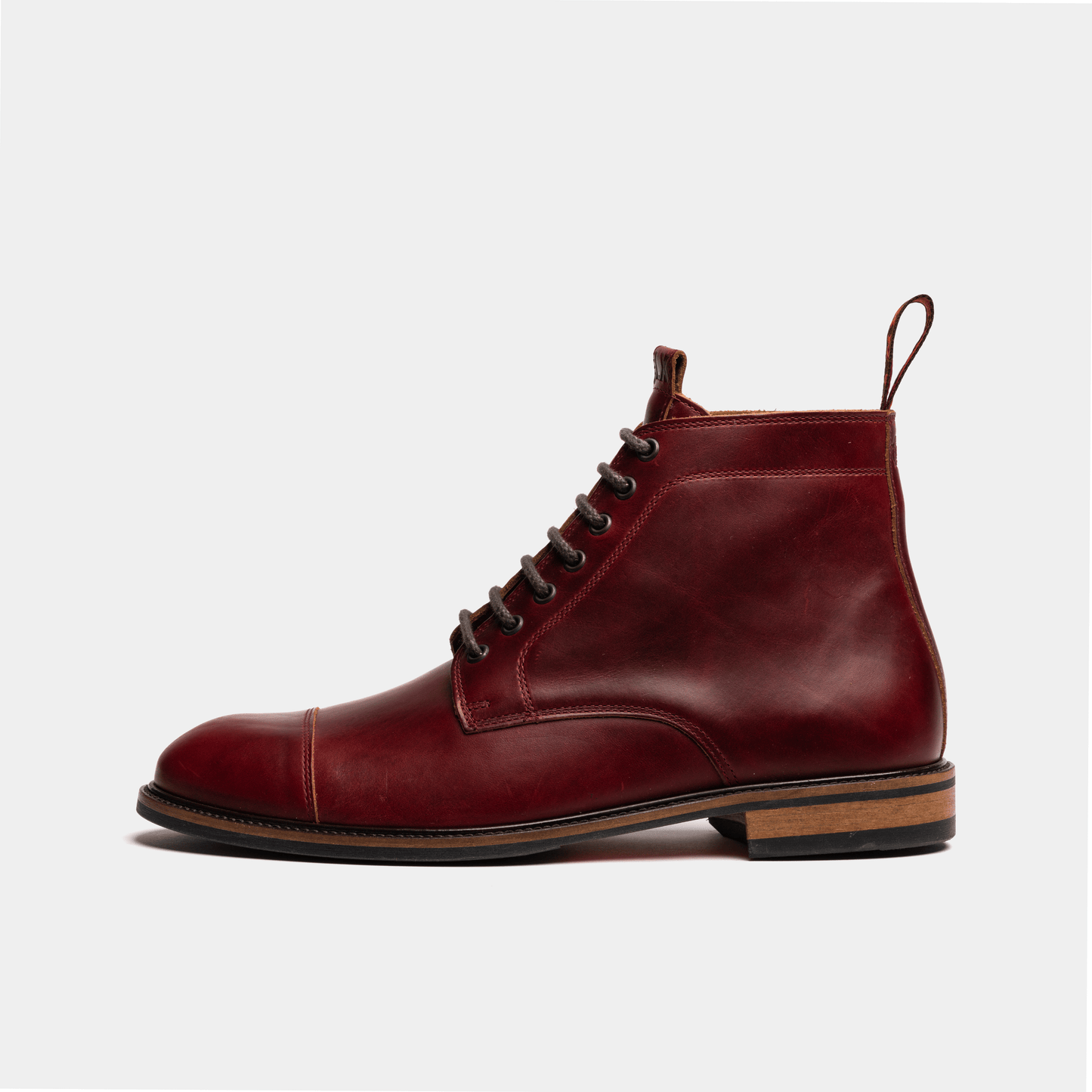 TASKER // VIRGINIA BURGUNDY-MEN'S SHOE | LANX Proper Men's Shoes